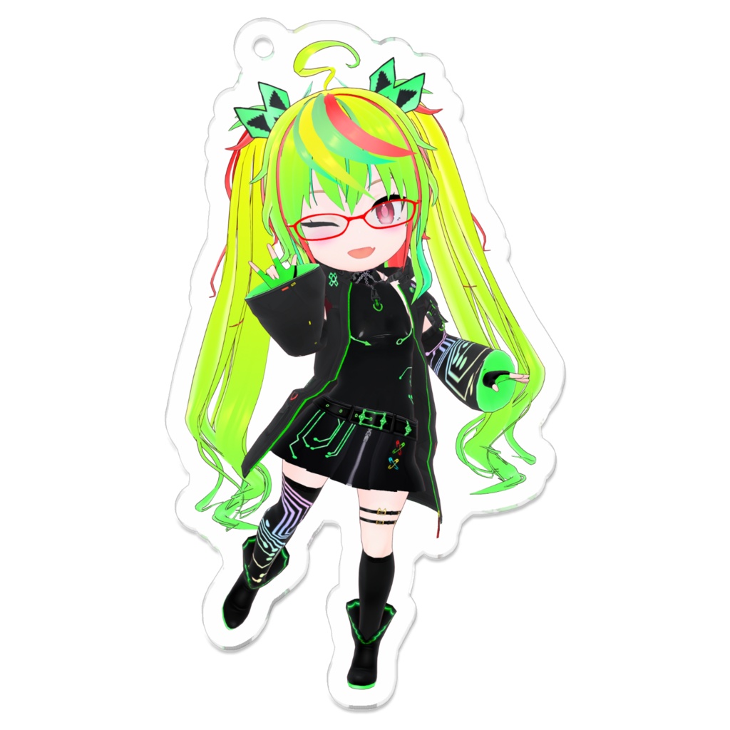 ばらかねちびキャラアクリルキーホルダー(7周年衣装B)