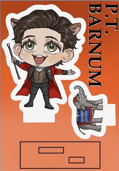 P.T バーナム アクリルスタンド　P.T Barnum acrylic stand