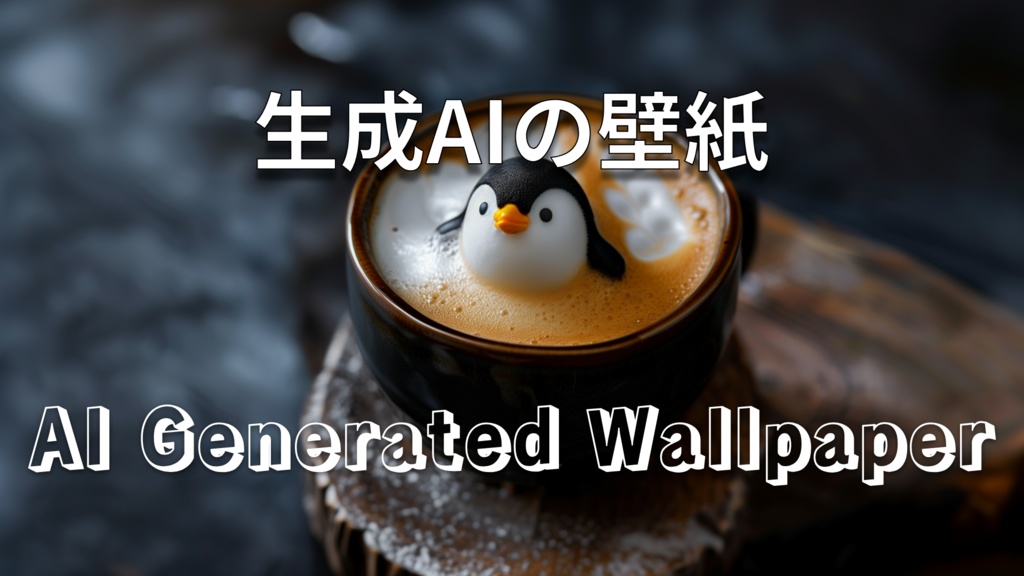 Penguin Latte Art (AI Generated)