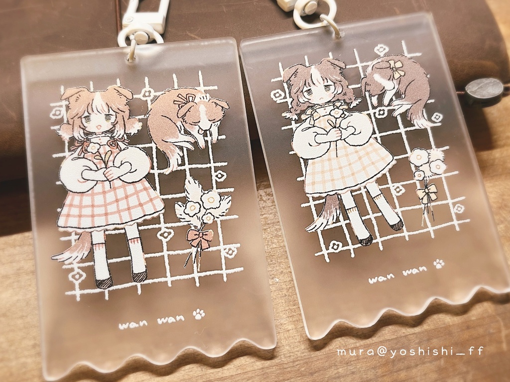 わんわんアクリルキーホルダー