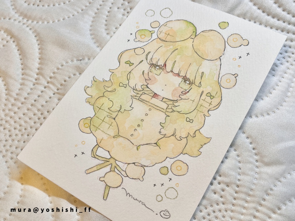 〖原画〗色遊びドローイング：Ｅ