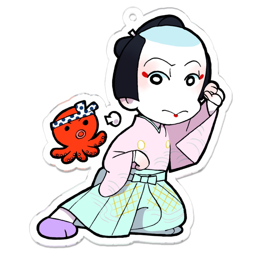 猿源氏アクリルキーホルダー （タコさん）