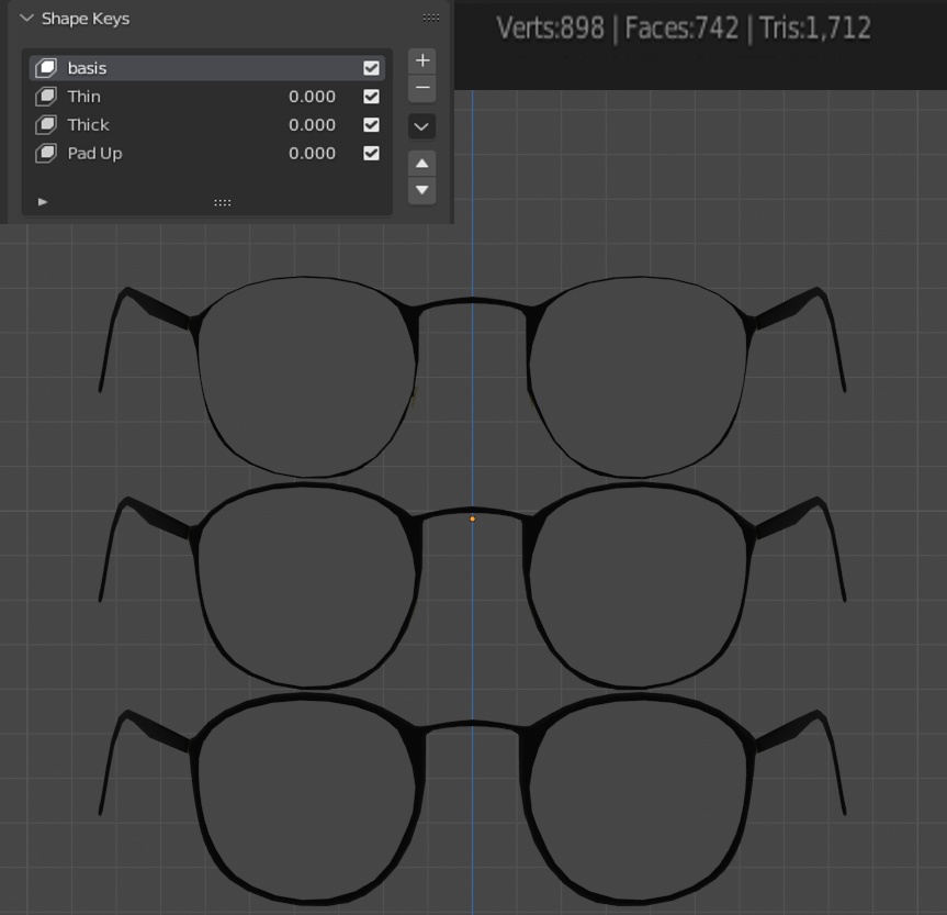 Free Split Colour Glasses