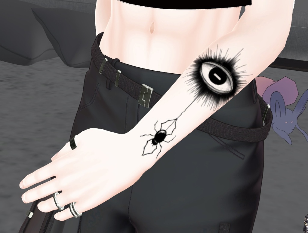 【彼方-kanata-対応】タトゥーセット【Tattoo Texture】