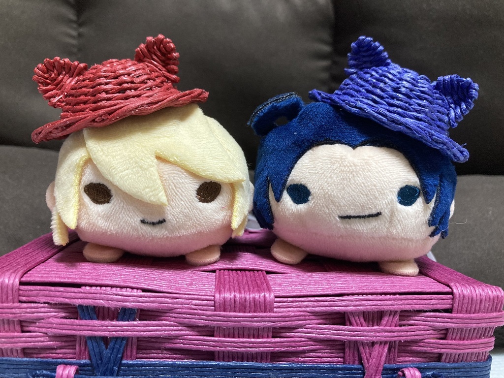 のるキャラ用、猫耳付き麦わら帽子