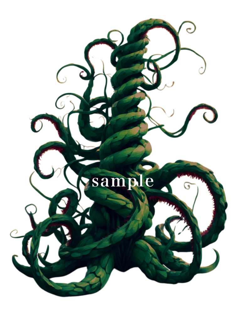 【神話生物素材】　地獄の植物　２種類