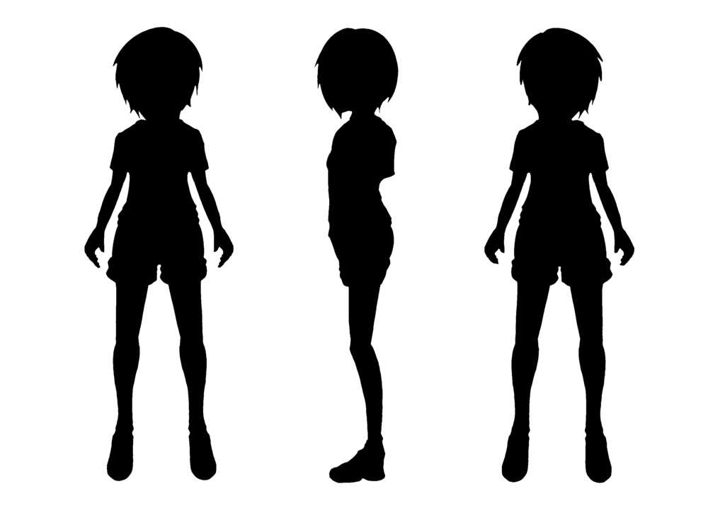 エナちゃん三面図