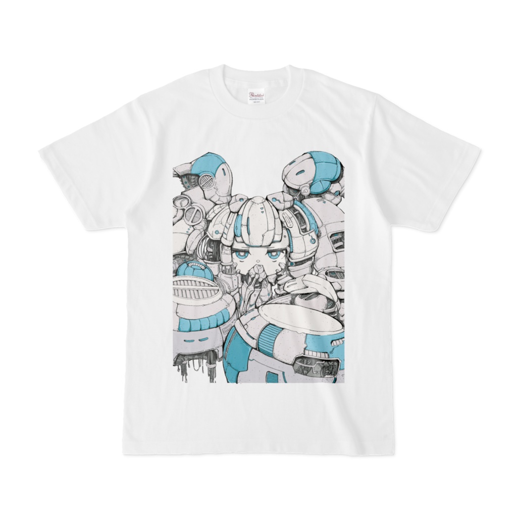 機械娘_ツインテール_Tシャツ