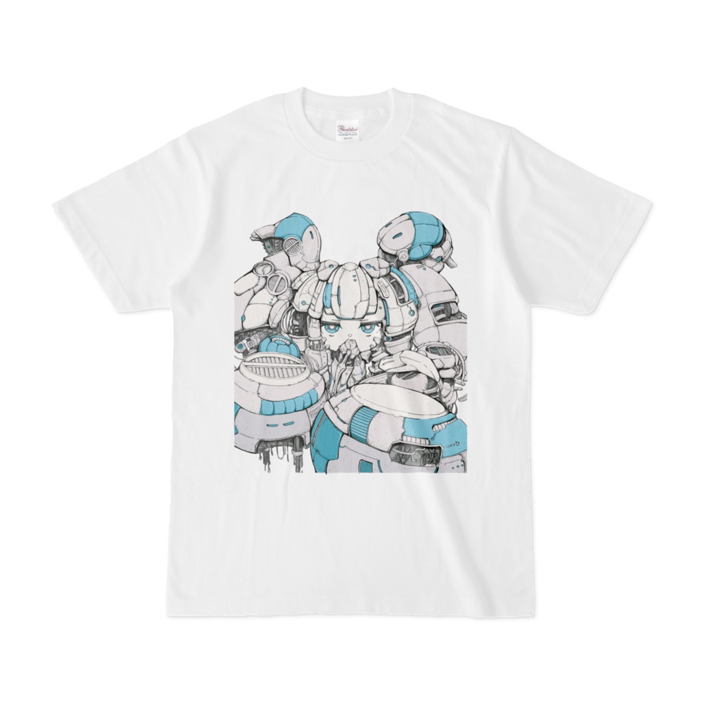 機械娘_ツインテール_Tシャツ_切り落としてない版