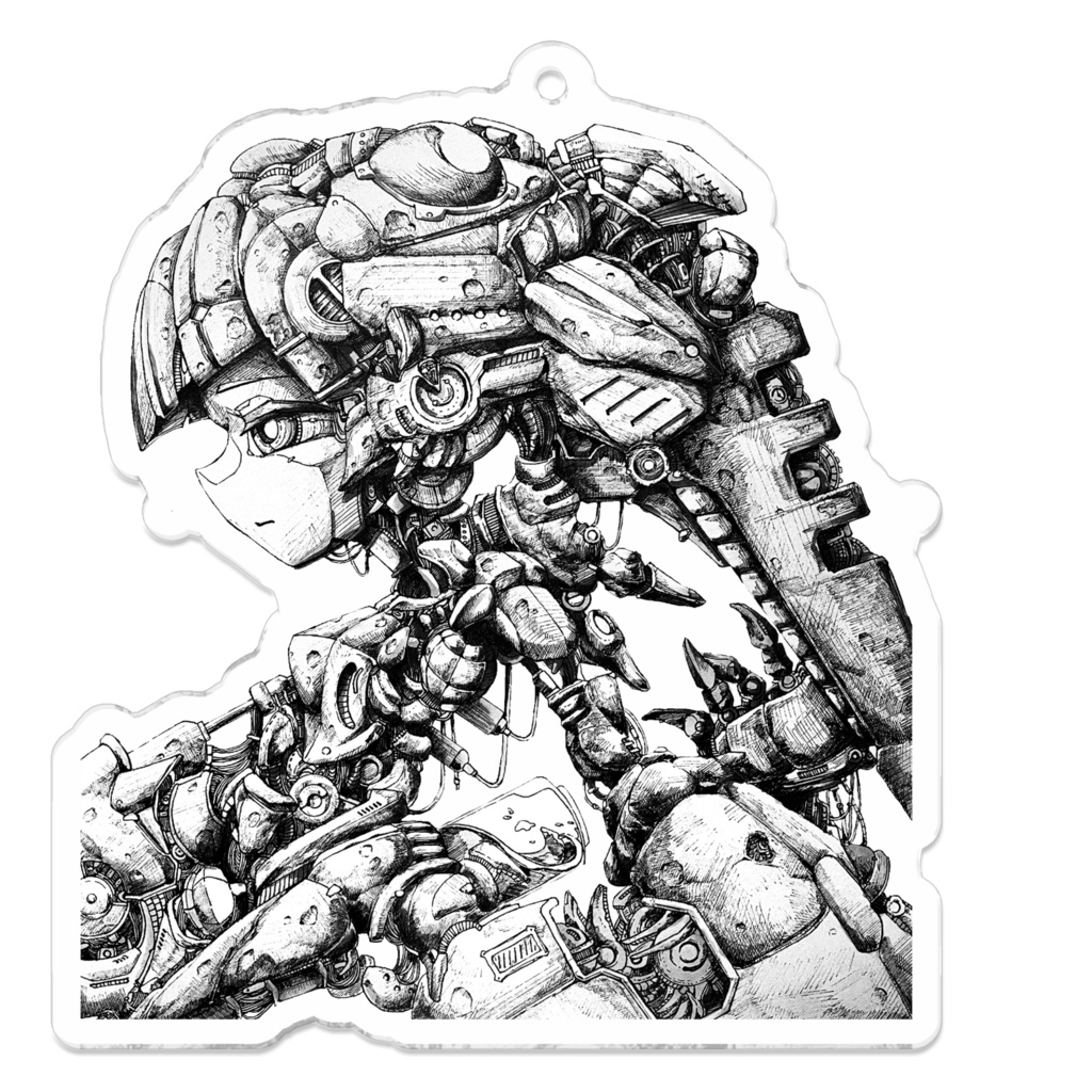 機械少女_ぬらりひょん_キーホルダー