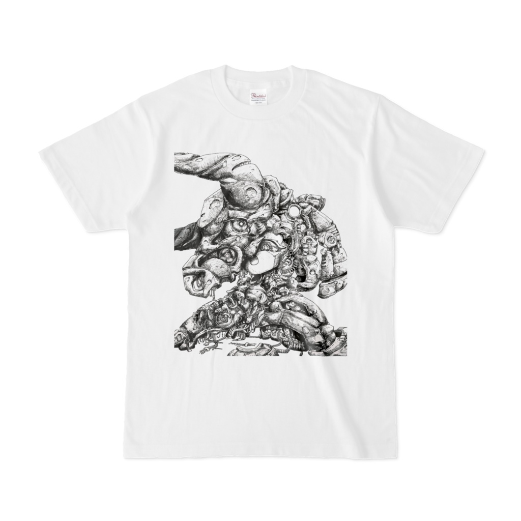 機械少女_恐竜_Tシャツ