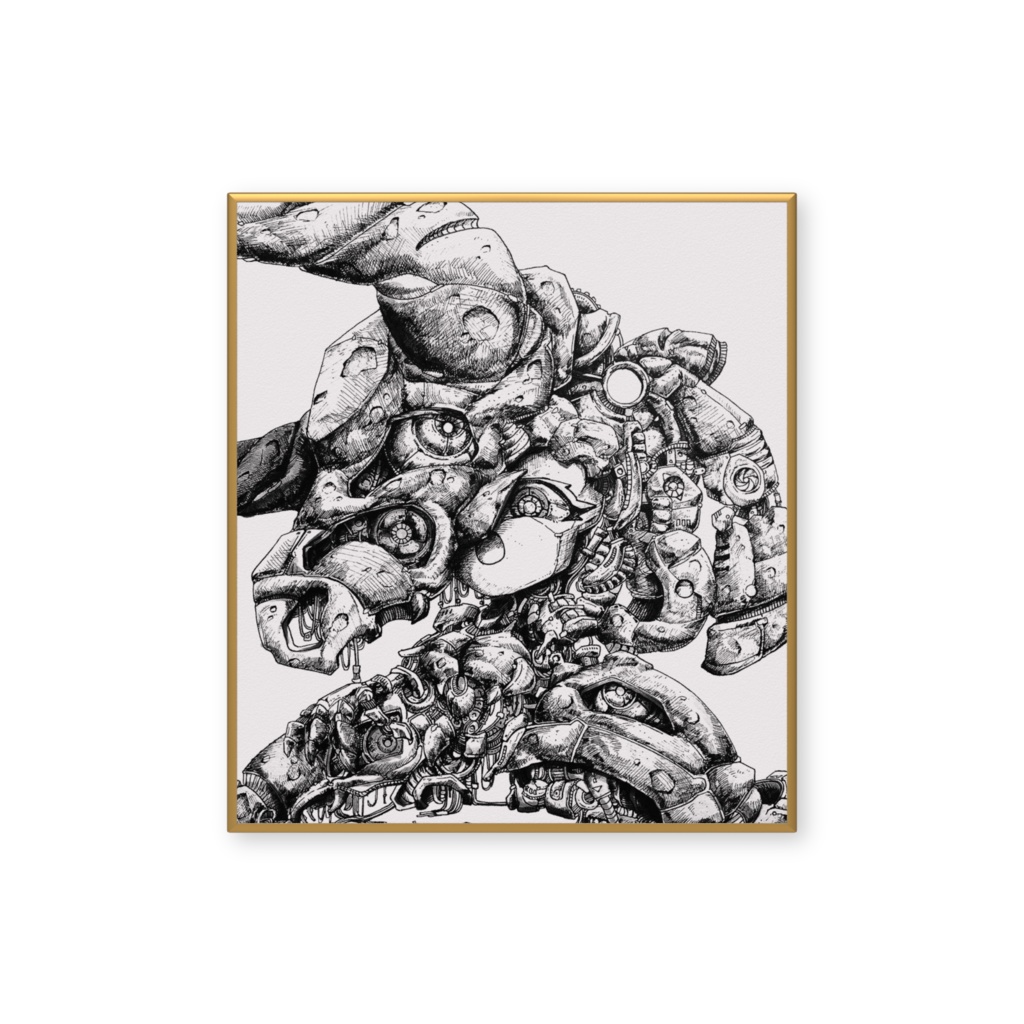 機械少女_恐竜_複製色紙