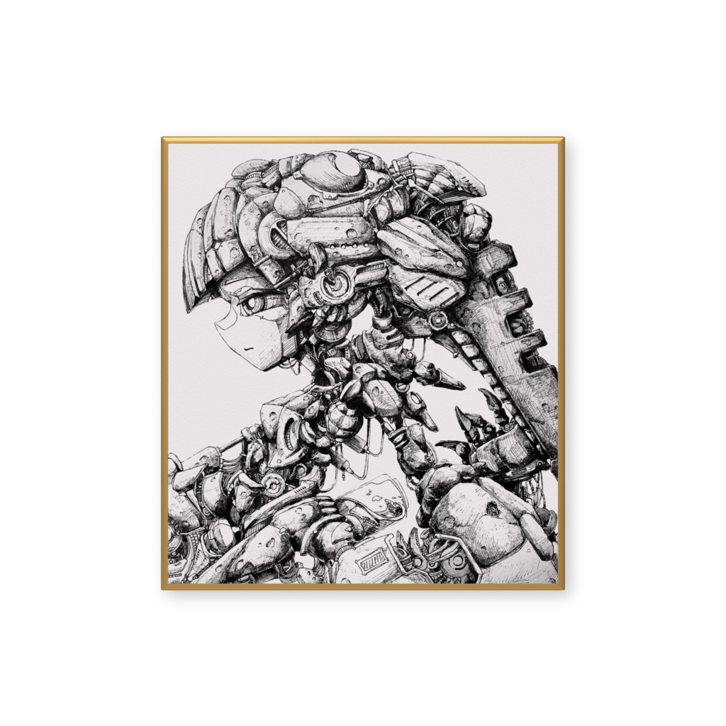 機械少女_ぬらりひょん_複製色紙