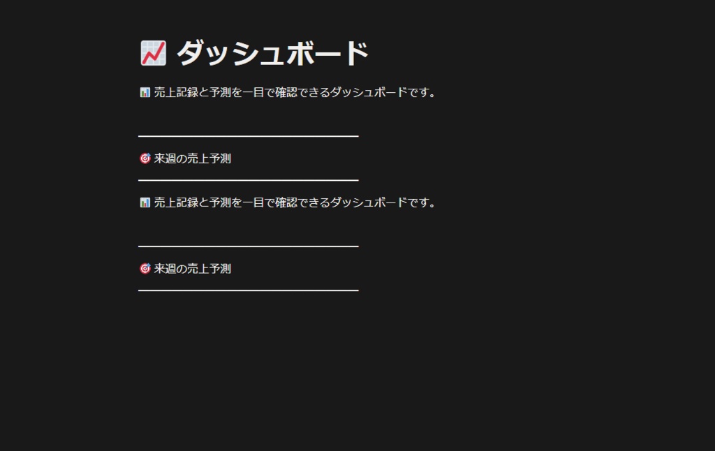 【Notion】天気連動型 売上予測テンプレート|飲食店向け