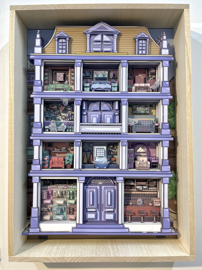 ゴーストホテル-シャドーボックスアート-