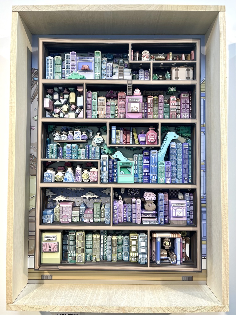 本棚-シャドーボックスアート-