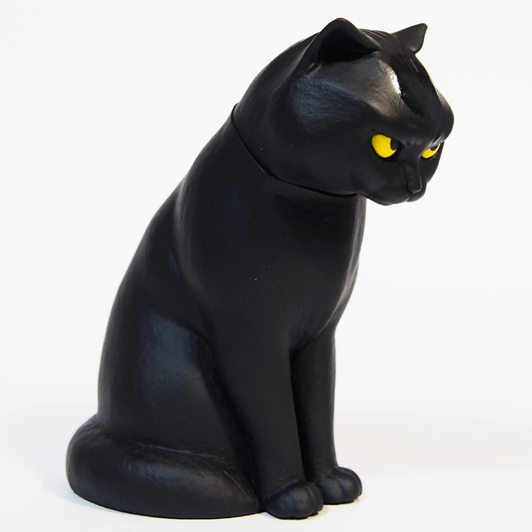 ソフビ版「魔よけ猫」えぼし柄 全3色