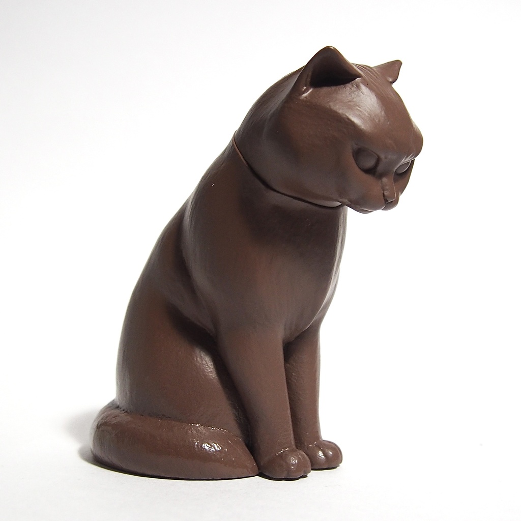 【冬季限定】ソフビ版「魔よけ猫」チョコレートカラー　全3色