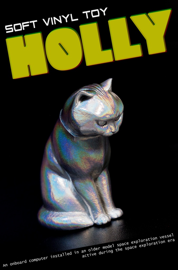 ◎受注生産◎【アンドロメダ銀河製】HOLLY(ソフビ類似品)