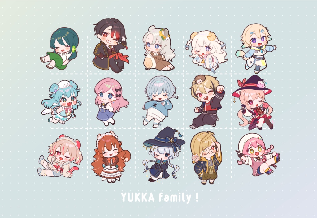 【ユッカfam】ポストカードセット(2023)