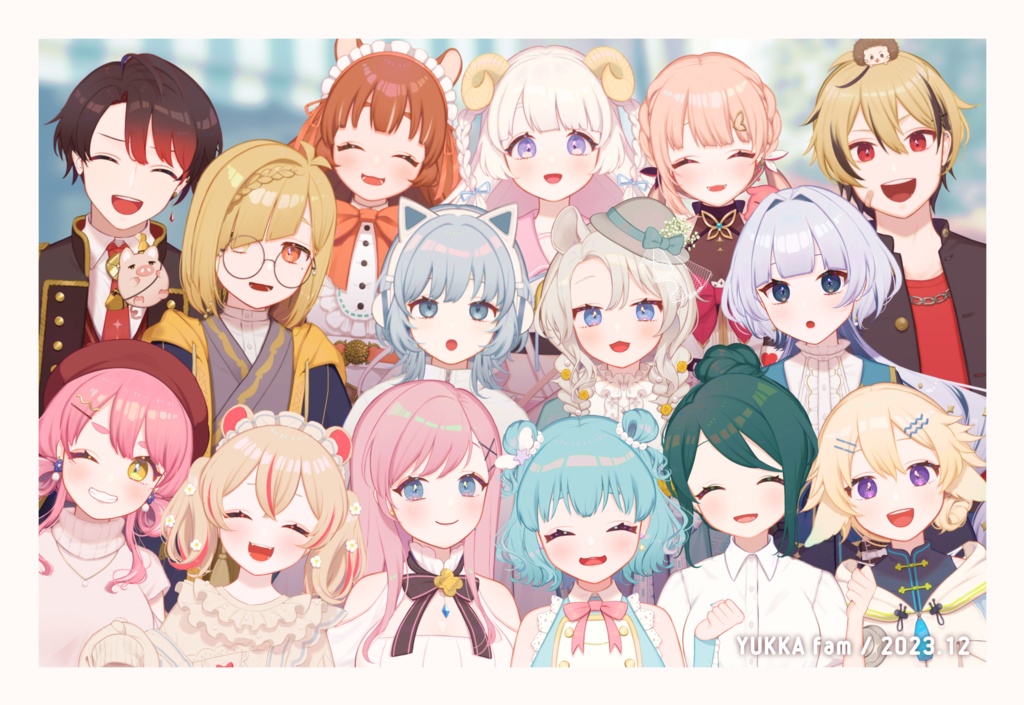 【ユッカfam】ポストカードセット(2023)