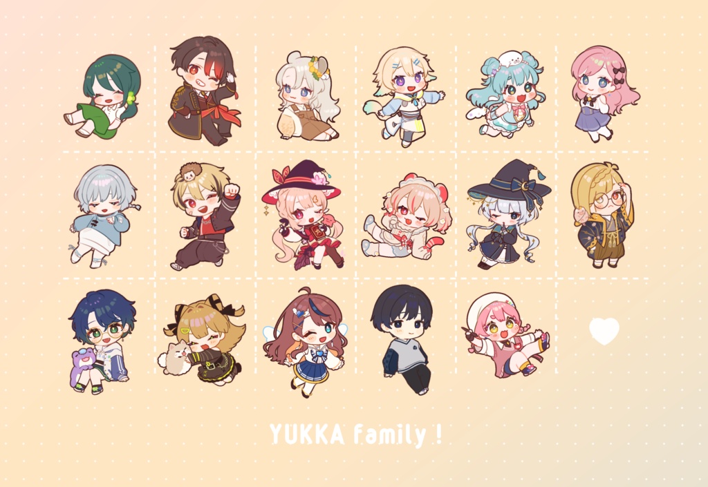 【ユッカfam】ポストカードセット(2024)