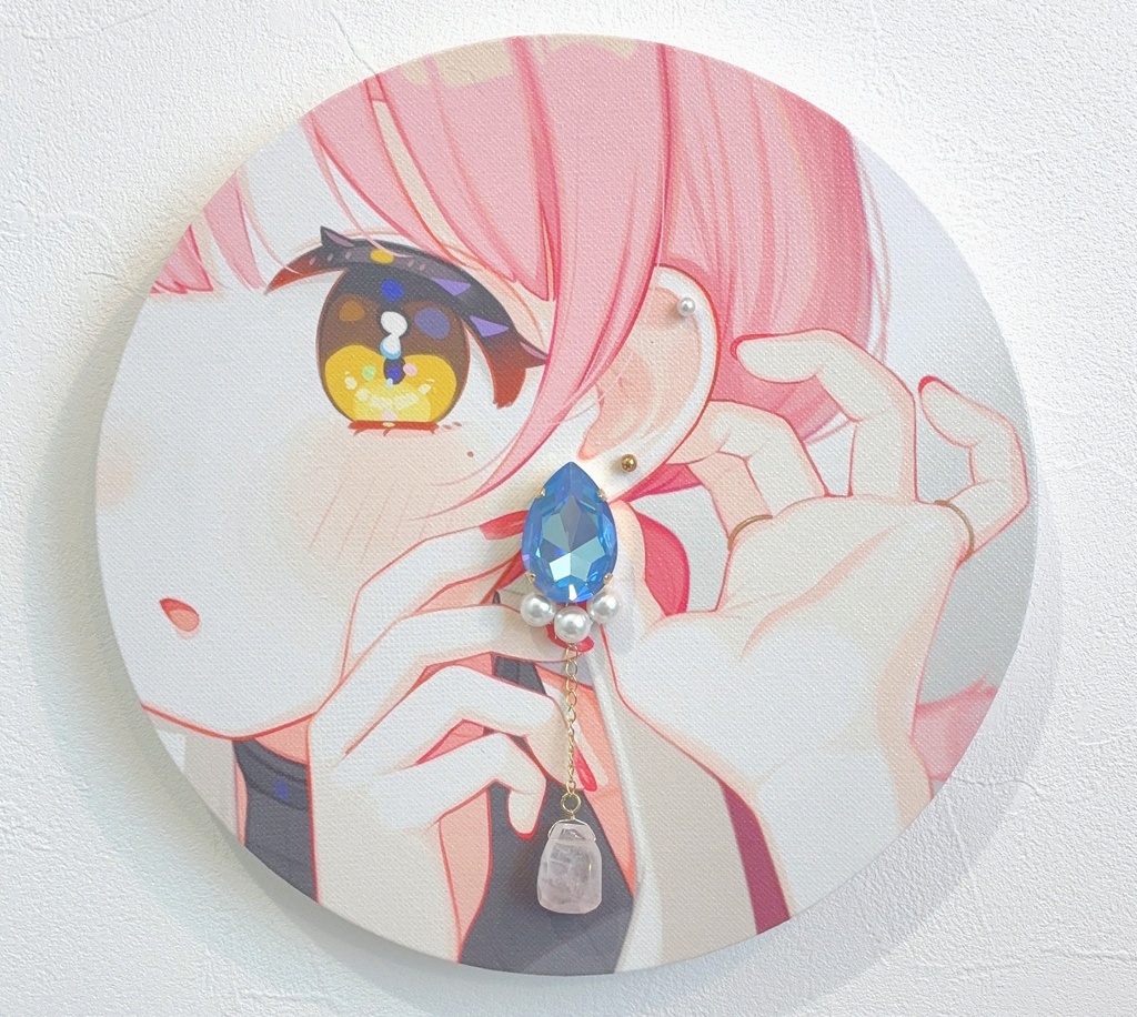 【～7/31まで】しゅがぎゃら🍰展示作品/デコキャンバス「存在」