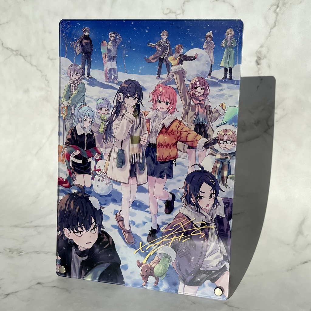 【C107受注】アクリルボード『SNOW HOLIDAY』【1/31(土)まで】