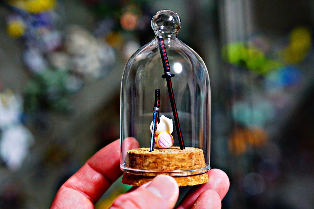 ガラスドーム 伉儷刀&チエコ(美毒丸)さん