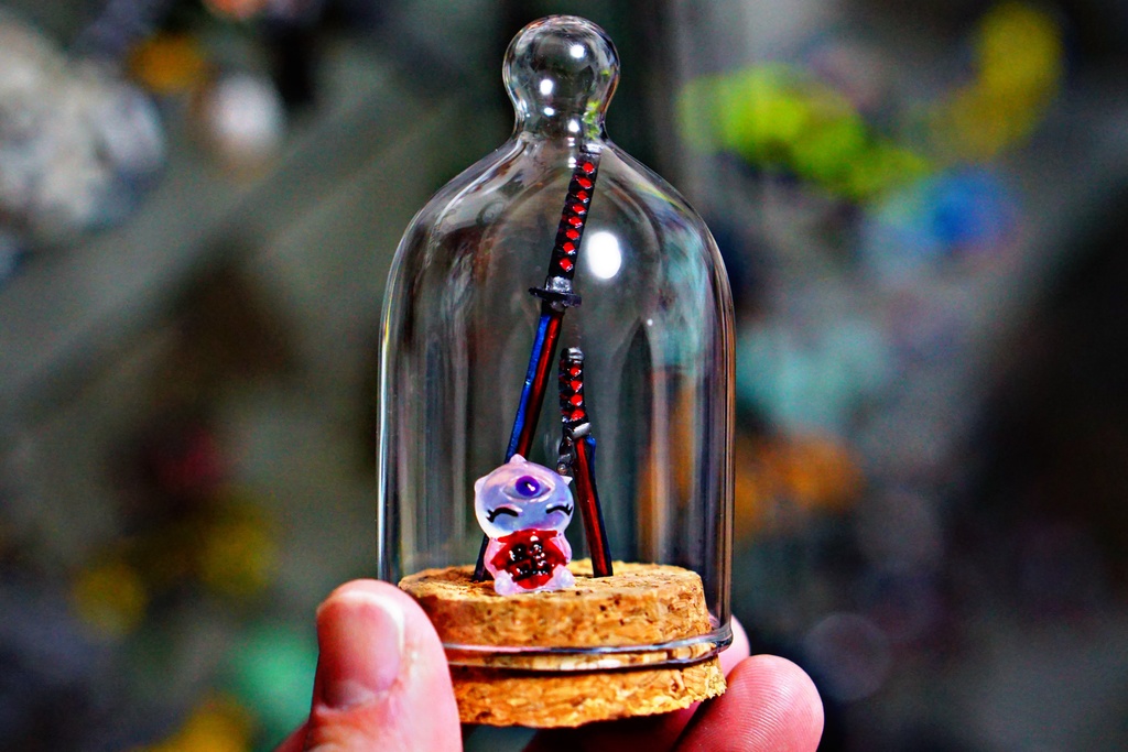 ガラスドーム 伉儷刀&チエコ(美毒丸)さん