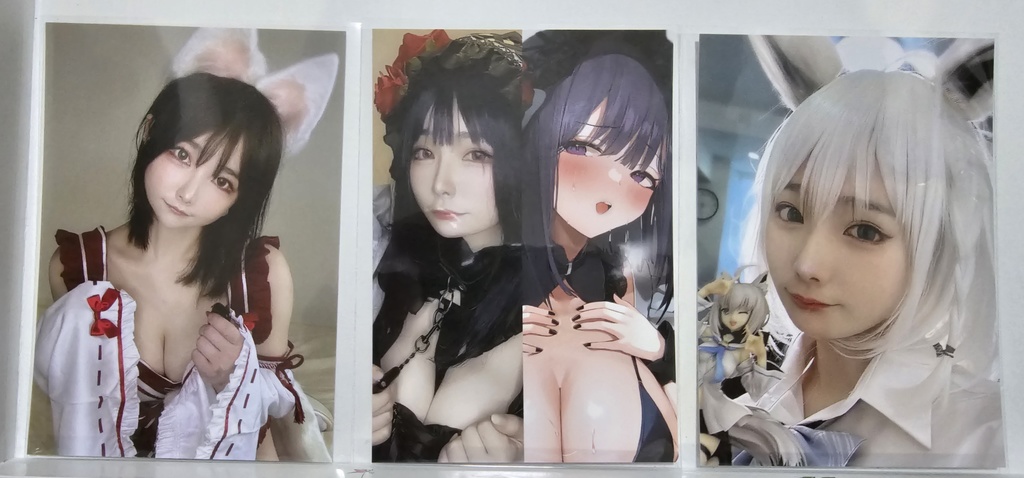肉　コスプレポストカードセット　９枚組　シークレット特典あり。