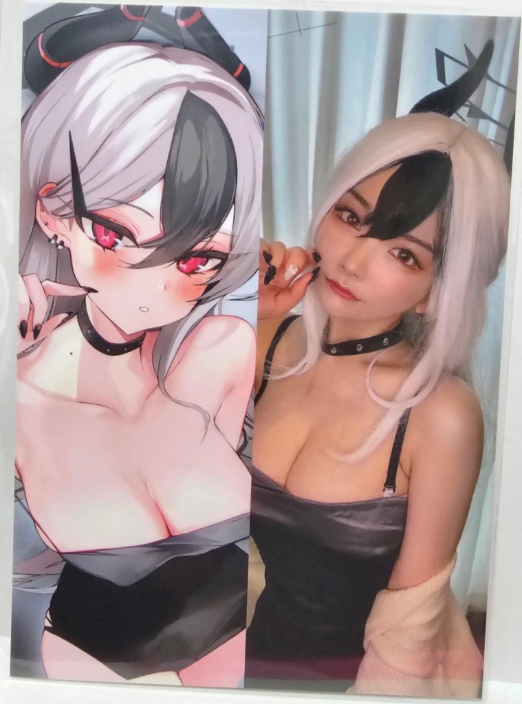 Ｃ１０４　ブルーアーカイブ　カヨコ＆肉　オリジナルブロマイドカード