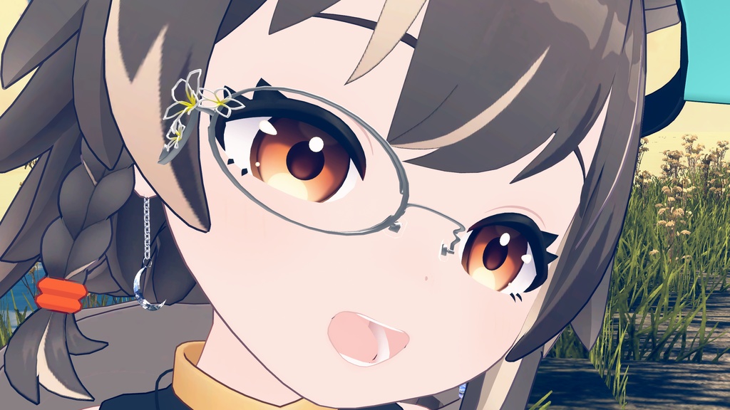 星と月の耳飾り