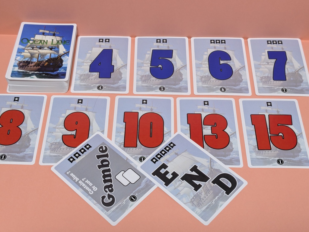 オーシャンレーン(船酔いに耐えて大海原に挑むカードゲーム)
