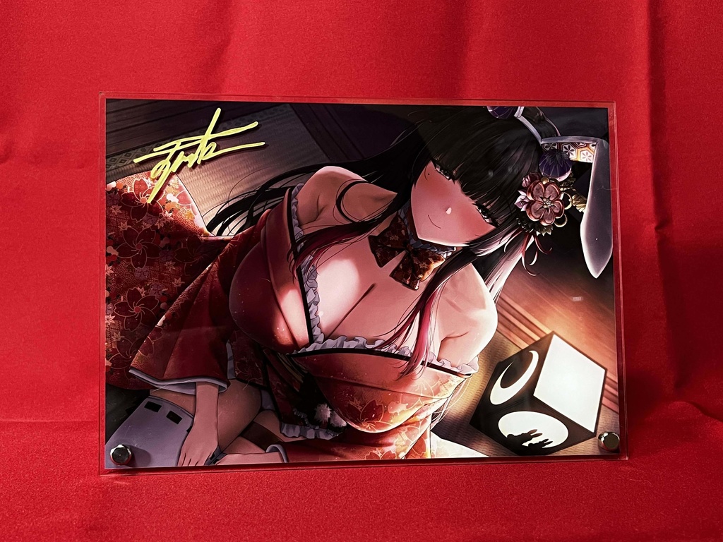 『癒し処ゆるりらっくす　藤宮皐月』B5アクリルボード