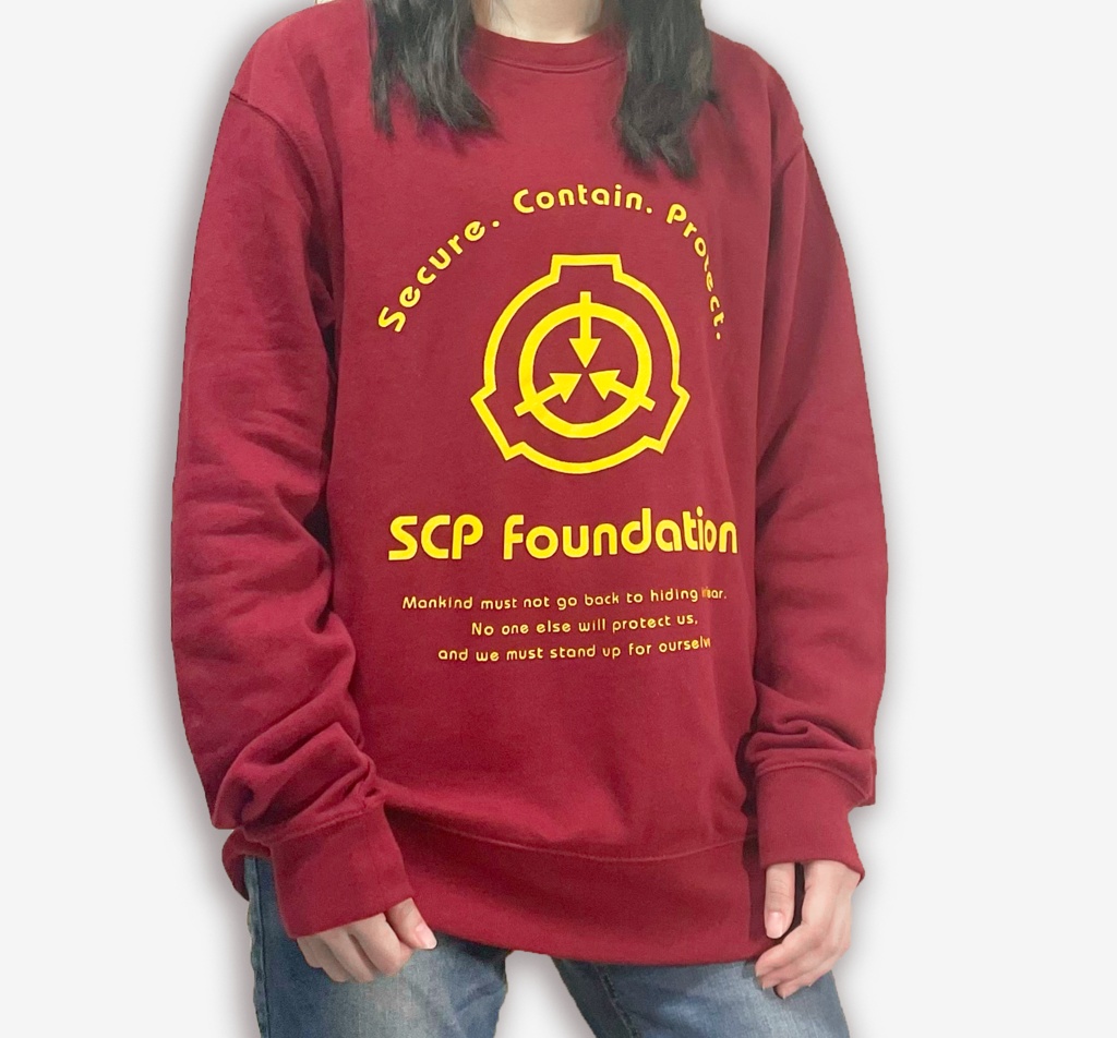 SCP財団 ロゴトレーナー バーガンディ