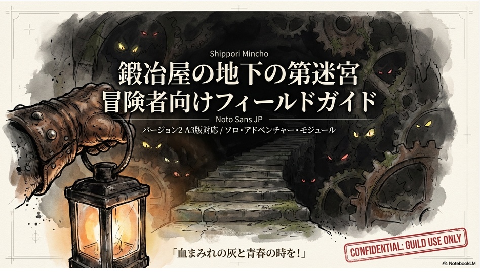 T&Tソロアド 「鍛冶屋の地下の大迷宮」 SPLL:E312004