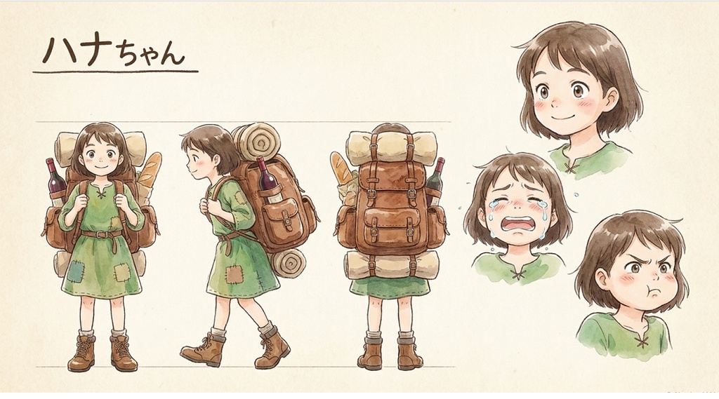 ハナちゃんとふしぎのもり(A4 物理本)