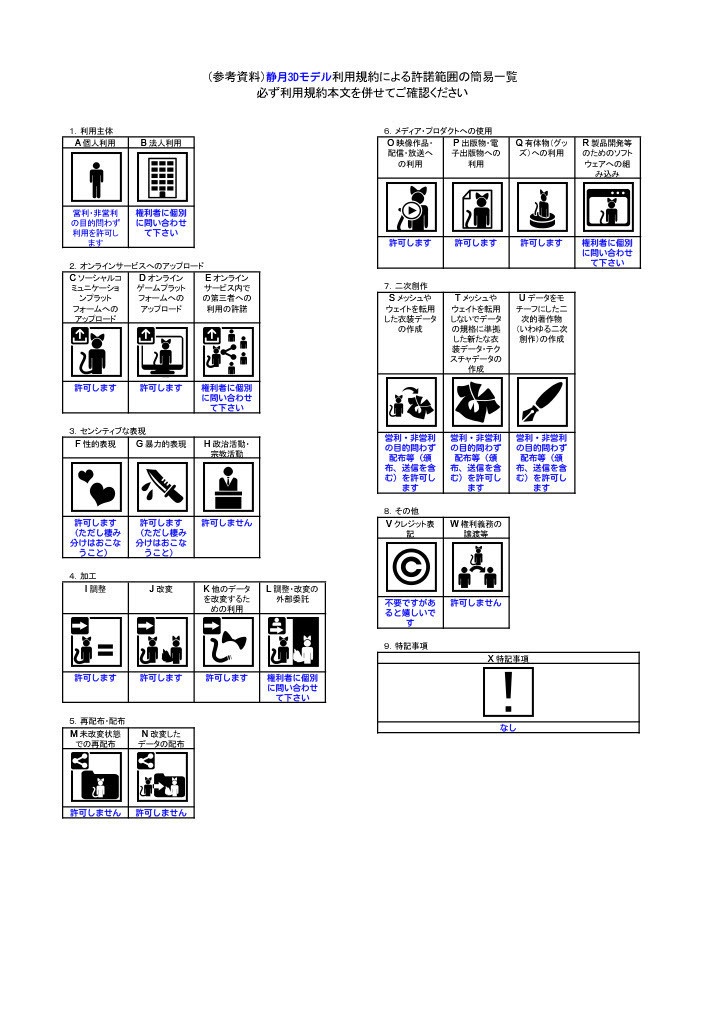 【VRChat/VRM対応モデル】静月 -Jingyue-