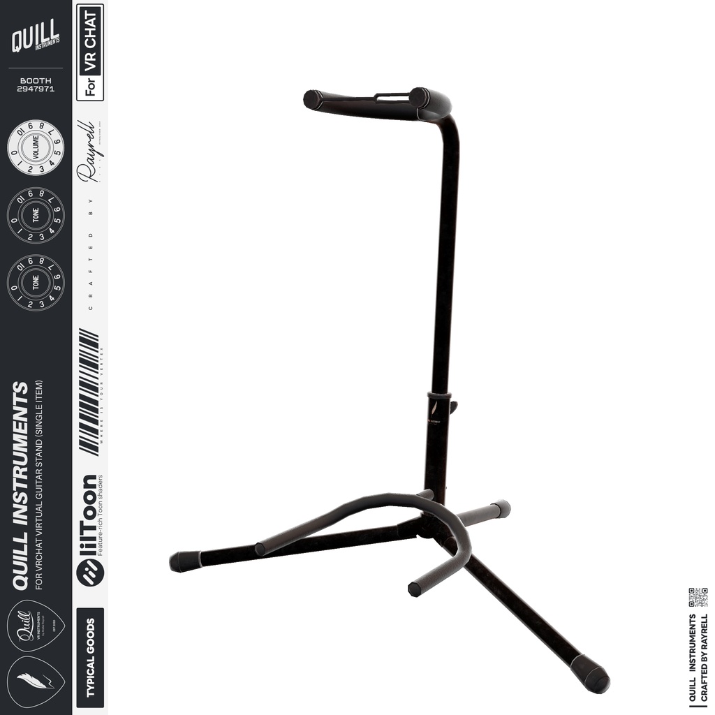 TYPICAL GUITAR STAND- VRChat想定 ギタースタンド 【単体販売】