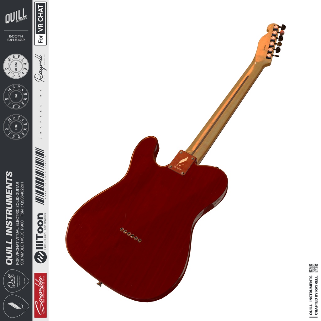 SCRAMBLER - VRエレクトリックギター 【VRChat想定】