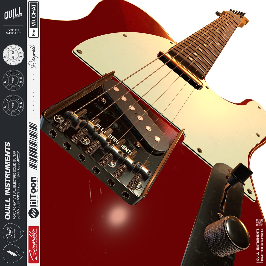 SCRAMBLER - VRエレクトリックギター 【VRChat想定】