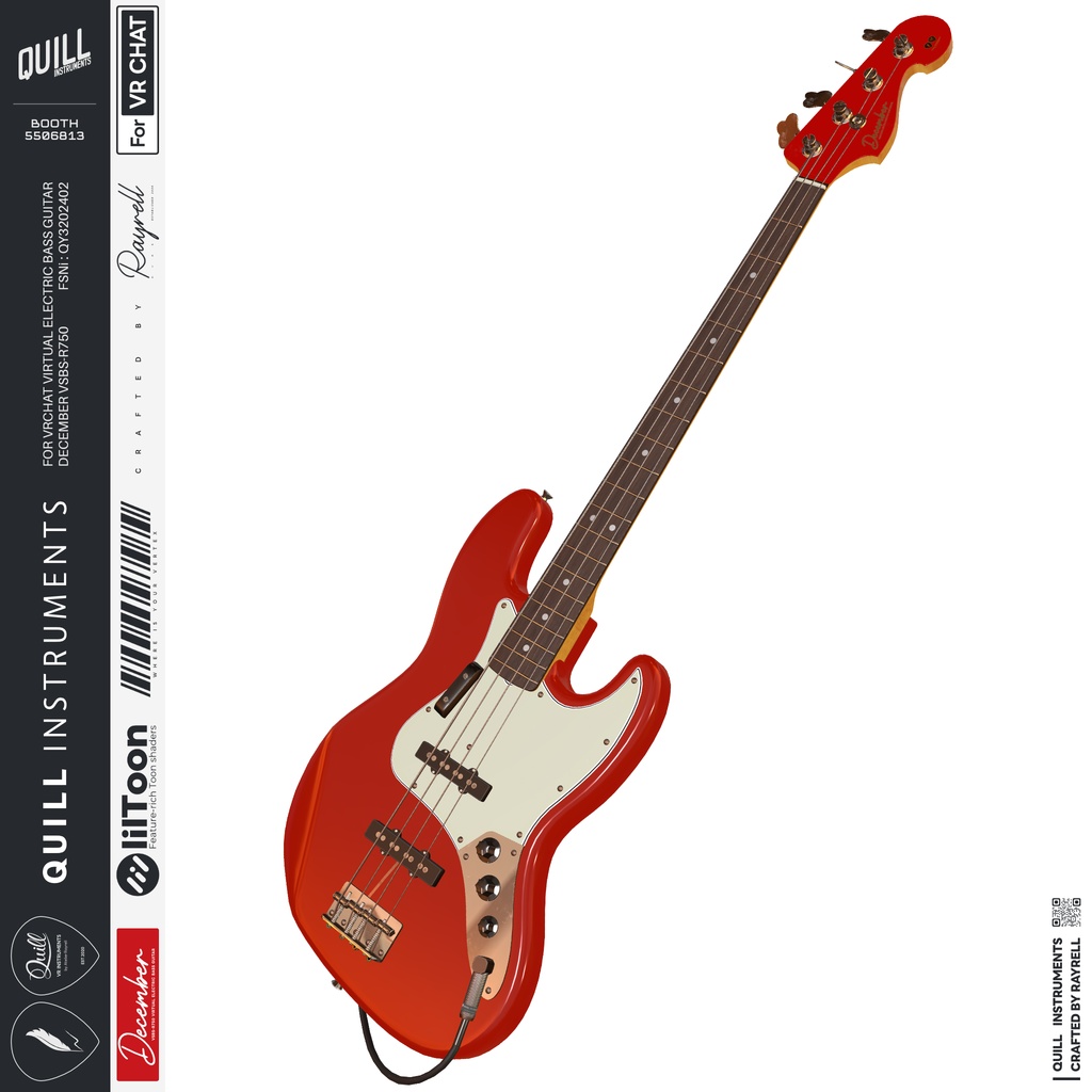 DECEMBER - VRエレクトリックベース 【VRChat想定】