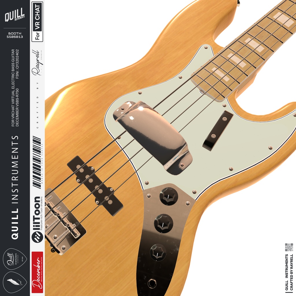 DECEMBER - VRエレクトリックベース 【VRChat想定】