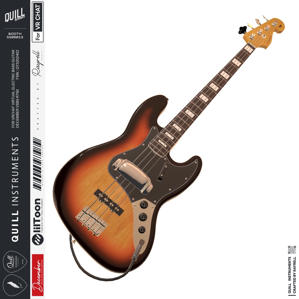 DECEMBER - VRエレクトリックベース 【VRChat想定】