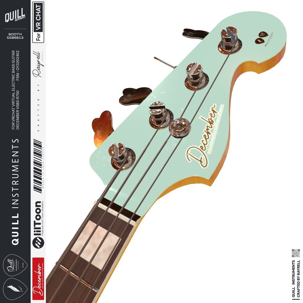 DECEMBER - VRエレクトリックベース 【VRChat想定】