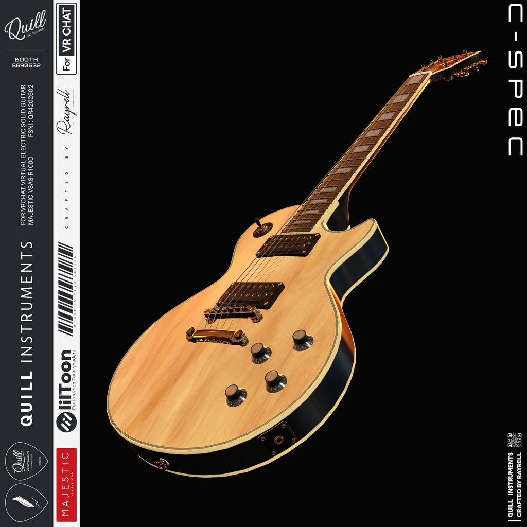 MAJESTIC - VRエレクトリックギター 【VRChat想定】