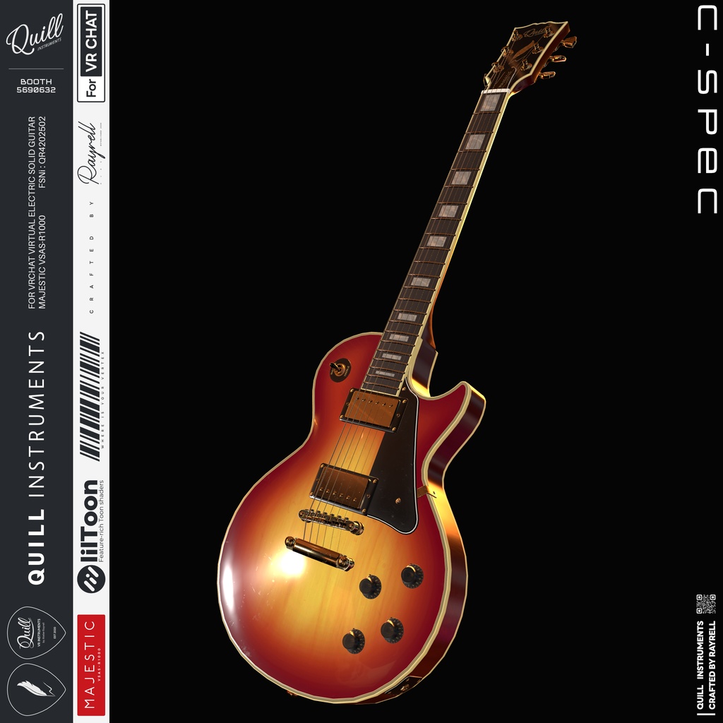 MAJESTIC - VRエレクトリックギター 【VRChat想定】