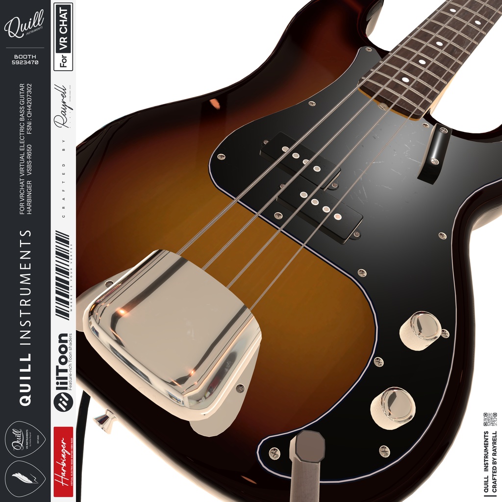 HARBINGER - VRエレクトリックベース 【VRChat想定】