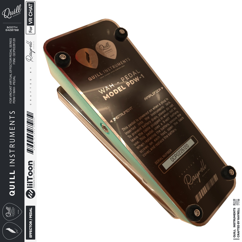 Pedal Series PDW-1 【VRChat想定】